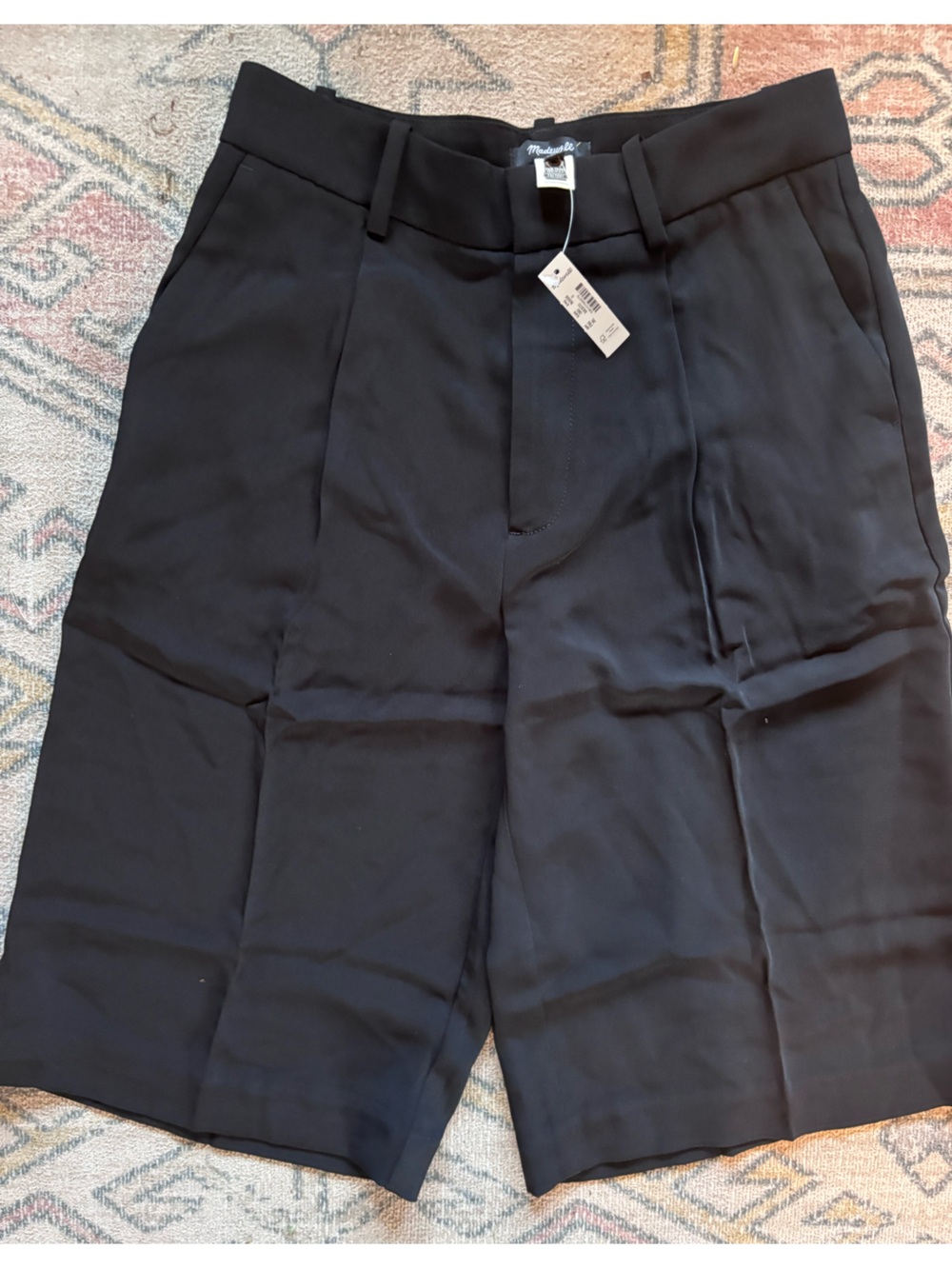 Madewell High-Waist Black Women's Tailored Shorts